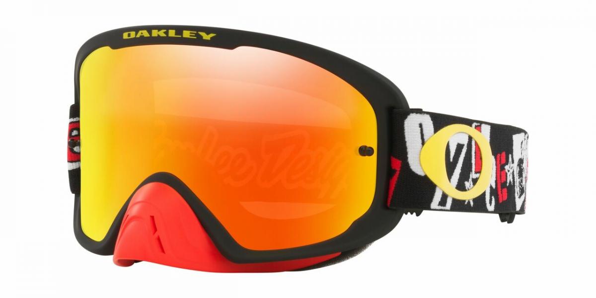 OAKLEY O FRAME 2.0 PRO MX TLD ANARCHY BLACK RED, OA OO7115-37 IRIDIUM LENS