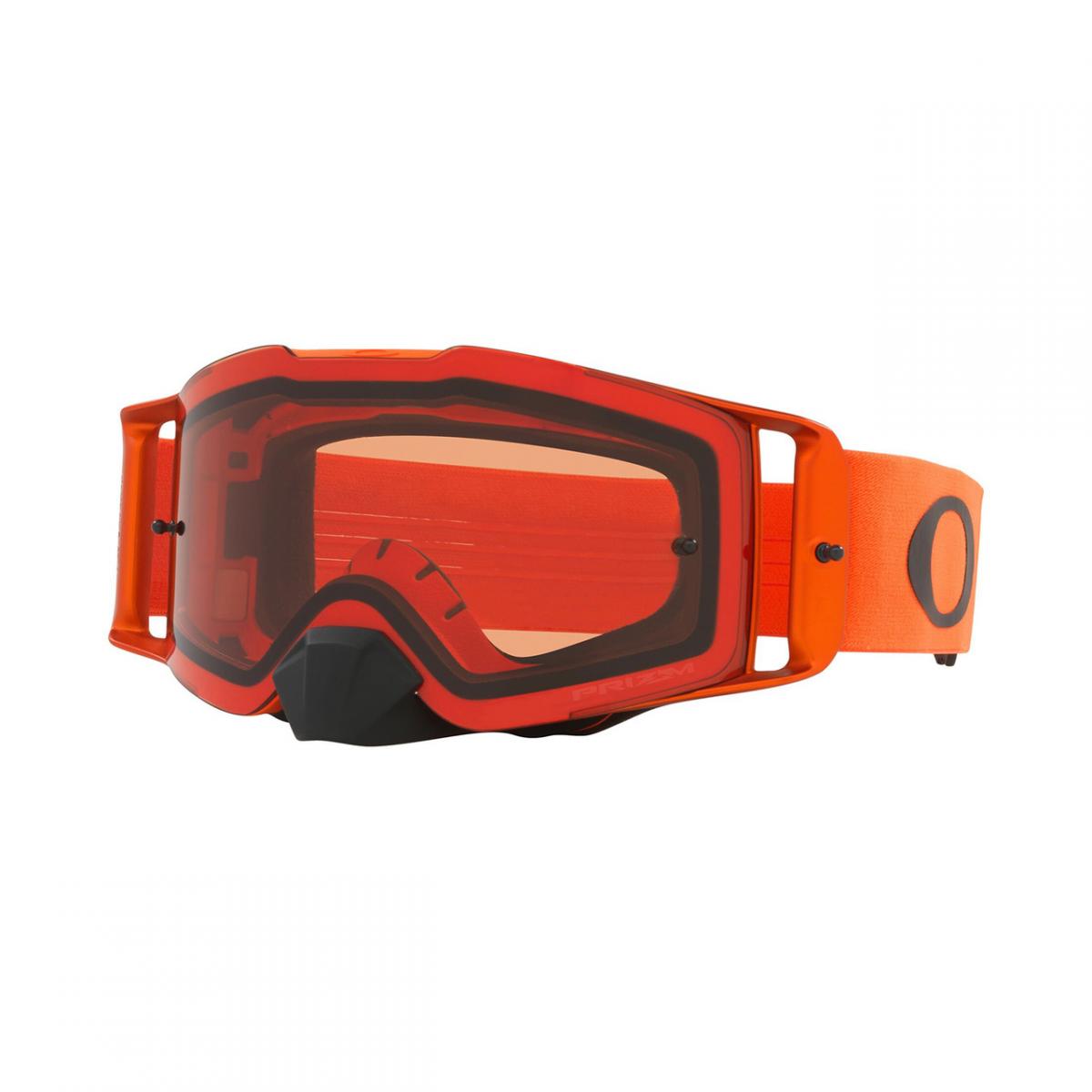 OAKLEY FRONT LINE MX MOTO ORANGE PRIZM BRONZE, OA OO7087-55 PRIZM BRONZE LENS