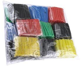 HEAT SHRINK TUBE KIT 530pcs., 8 Specifications, 5 colors.