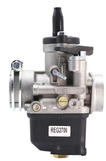 Carburetor Assembly Dellorto PHBL 20AS 2T, BORE 20mm Carb PHBL 20AS 2T(A) R2706