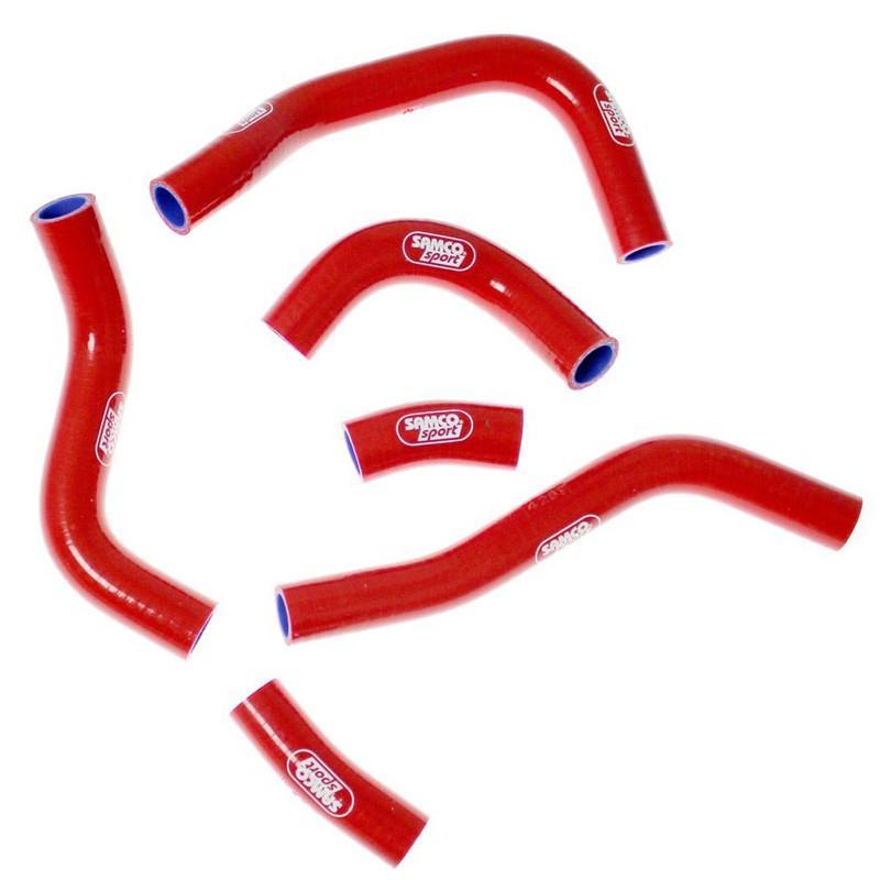 SAMCO HOSE KIT HONDA OEM DESIGN CRF450R 13-14, 6 PIECE KIT, RED, HON-84-RD