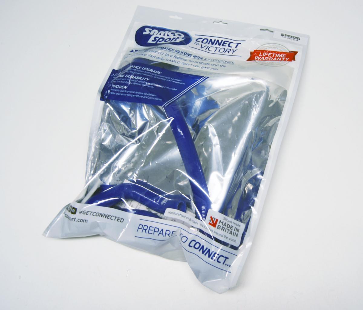 SAMCO HOSE KIT HUSQVARNA TR650 2013-2014, 3 PIECE KIT, BLUE, HUS-23-BU