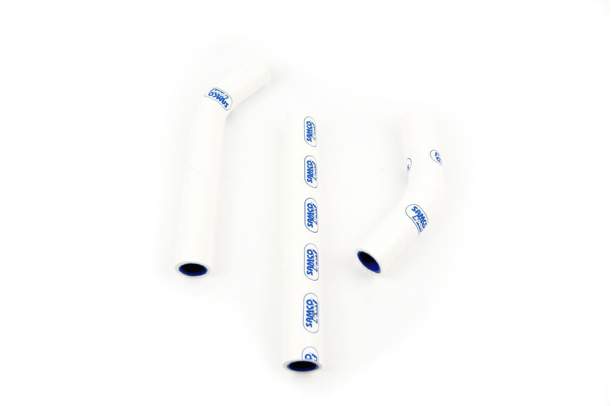 SAMCO HOSE KIT KTM 250 SX 2007-2010, 3 PIECE KIT WHITE, KTM-18-WH