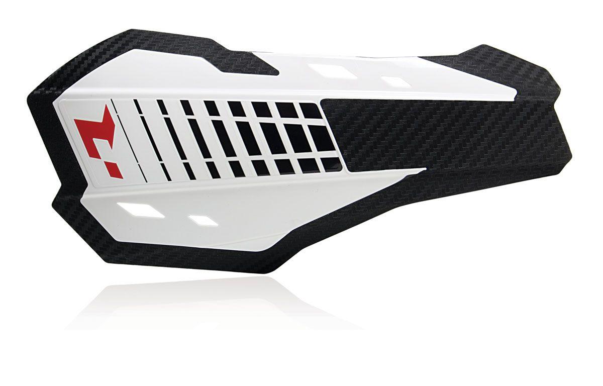 R-TECH WHITE HP2 HANDGUARD WITH FITTING KIT