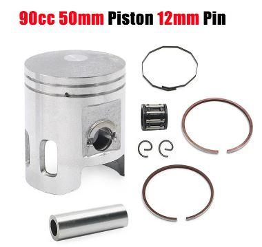 PISTON KIT 50mm Yamaha Yamaha Minarelli, 2-Stroke 90cc