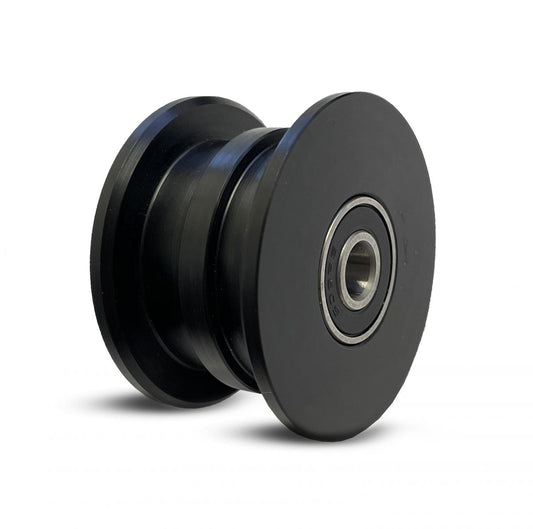 CHAIN ROLLER IDxODxW 8x50x30 BLACK, LONG LASTING / 50MM OD, FIR-BRAND