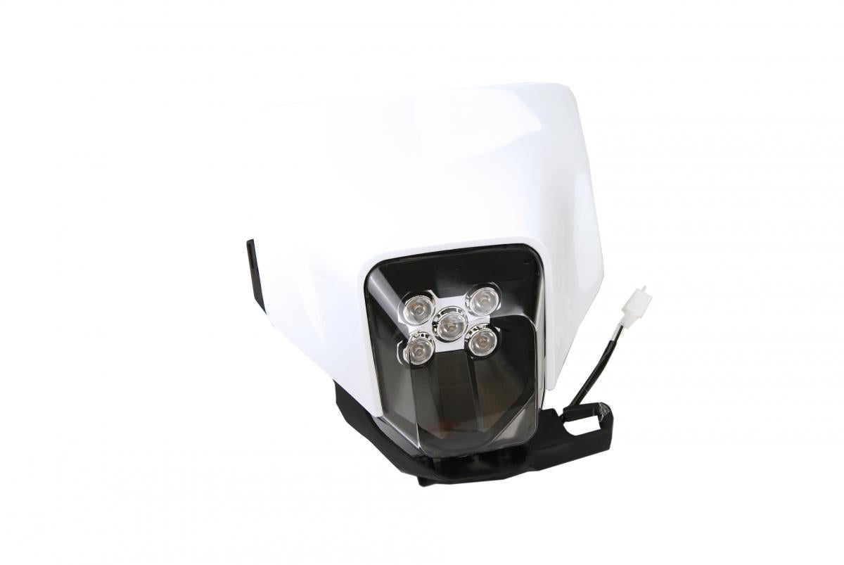 R-TECH WHITE FRONT LED HEADLIGHT HUSQVARNA TE/FE 150-501, TX125 17-19