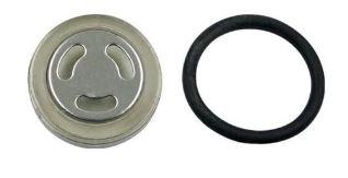 BRAKE RESERVOIR SIGHT GLASS + GASKET, 18MM / Master Brake Cylinder