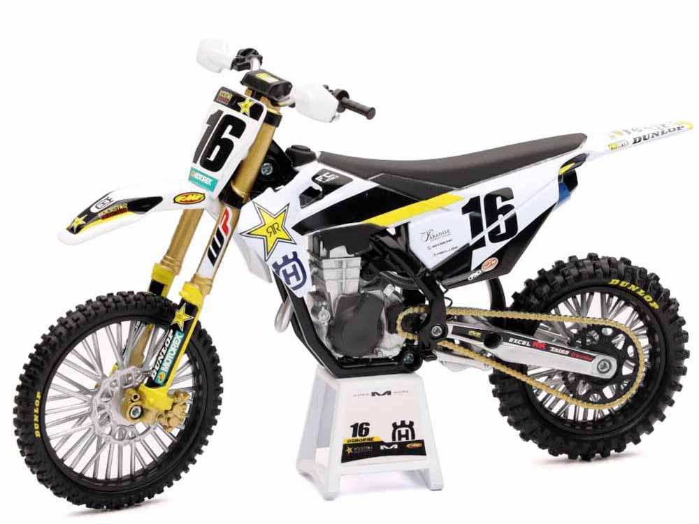 NEWRAY DIE CAST MODEL HUSQVARNA FC450 ZACH OSBORNE 2020 #16 SCALE 1:12