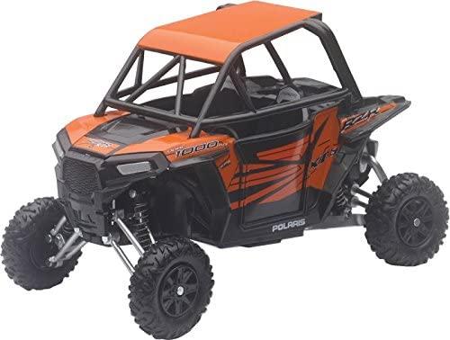 NEWRAY DIE CAST MODEL POLARIS RZR XP1000, ORANGE & BLACK, SCALE 1:18