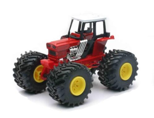 NEWRAY DIE CAST MODEL MONSTER TRUCK WHITE AND RED, SCALE 1:43