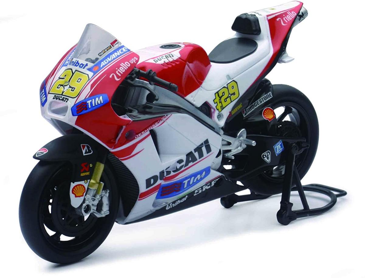NEWRAY DIE CAST MODEL DUCATI DEMOSEDICI ANDREA DOVIZIOSO #04, SCALE 1:12