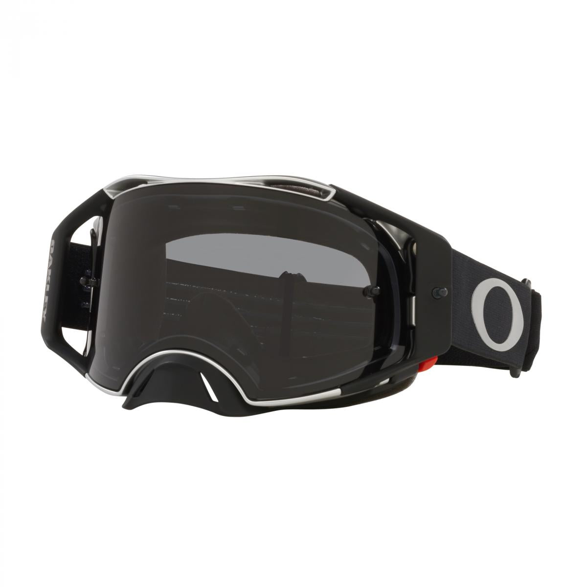 OAKLEY AIRBRAKE MX TUFF BLOCKS BLACK/GUNMETAL, DARK GREY LENS OA OO7046-C3