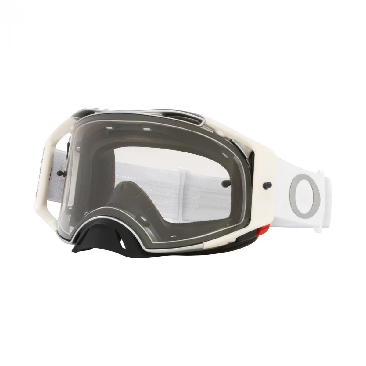 OAKLEY AIRBRAKE MX TUFF BLOCKS WHITE, CLEAR LENS OA OO7046-C4