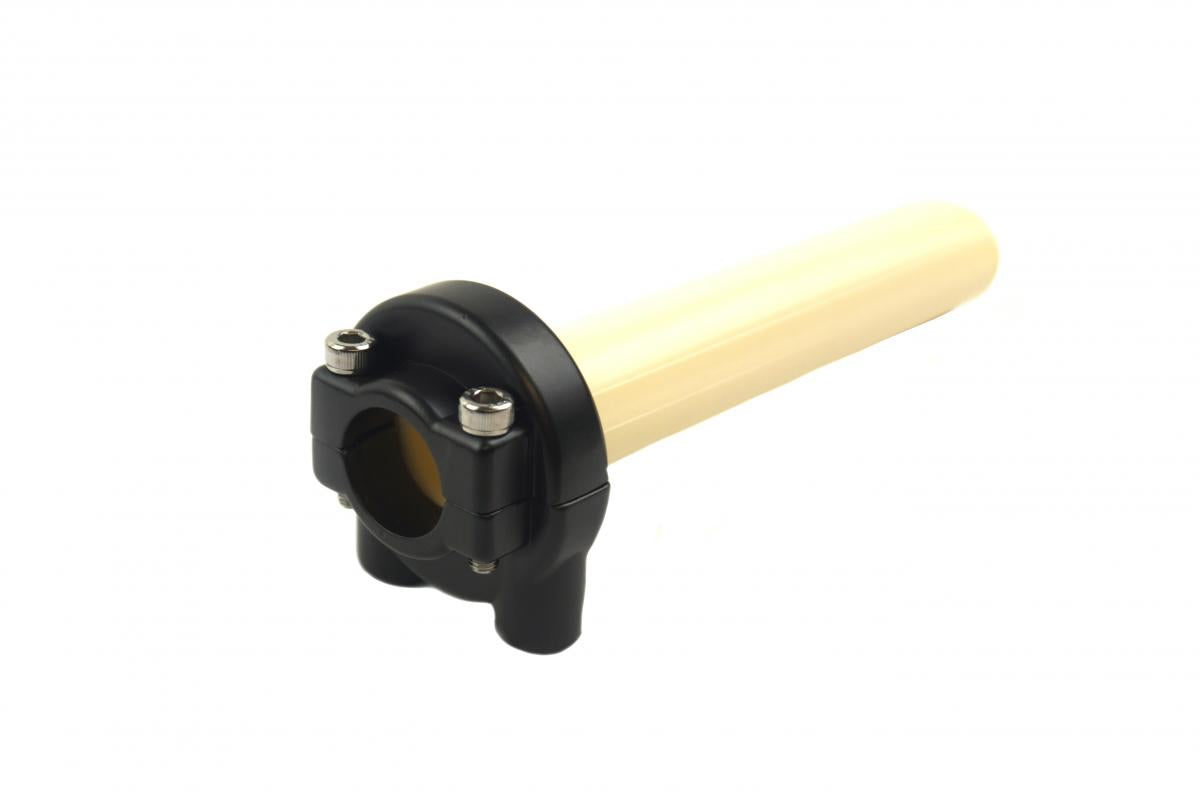 THROTTLE ALLOY BLACK HEAD Fits 7/8 inch Bars