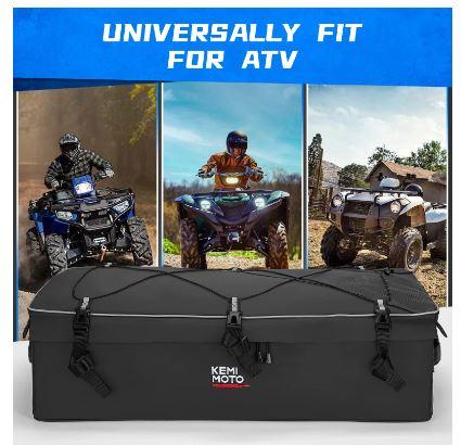 ATV CARGO STORAGE BAG, (SET OF 2) FRONT or REAR, 73L maximum storage capacity