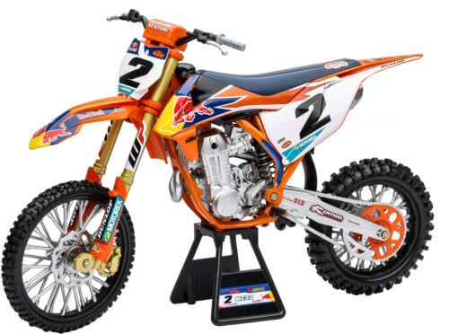NEWRAY DIE CAST MODEL KTM 450 SX-F, COOPER WEBB #2, SCALE 1:6