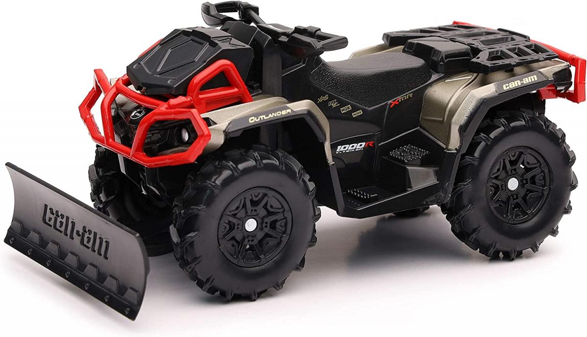 NEWRAY MODEL CAN-AM OUTLANDER XMR WITH SNOW PLOW, SCALE 1:20