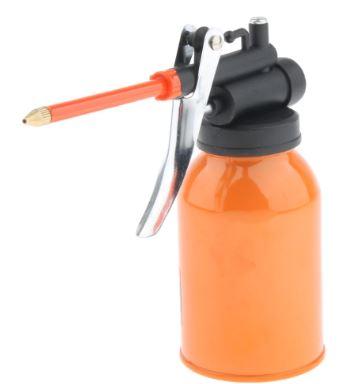250cc OILER High Pressure Pump, OIL CAN WITH FLEXI END