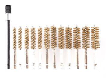 Brass Polishing Wire Brush Kit,  8, 9, 10,11,12,13,14,15,16,17,18 and 19