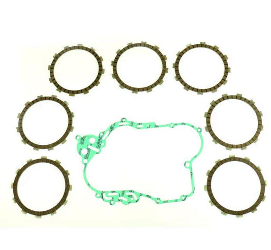 CLUTCH FRICTION PLATE SET HSQ TC610 03-09, ATHENA P40230008, WITH GASKET