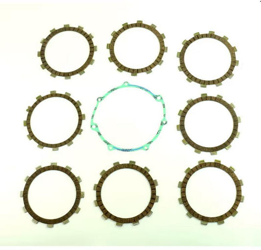 CLUTCH FRICTION PLATE SET YAMAHA WR400F 98-99, ATHENA P40230073, WITH GASKET