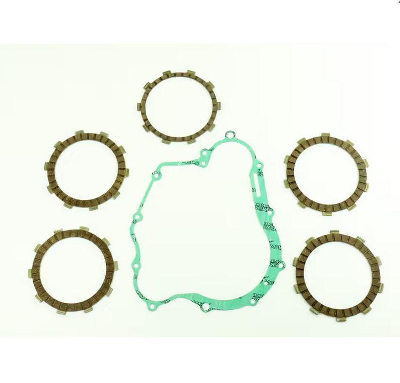 CLUTCH FRICTION PLATE SET YAMAHA WR125R/X 06-11, ATHENA P40230077, WITH GASKET