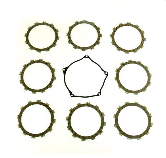 CLUTCH FRICTION PLATE SET KAWA KX250F 09-16, ATHENA P40230080, WITH GASKET