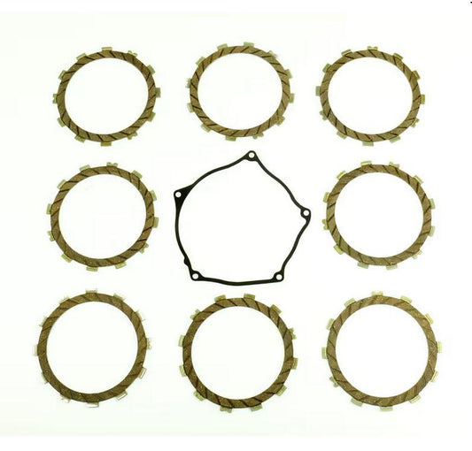 CLUTCH FRICTION PLATE SET KAWA KX250F 17-20, ATHENA P40230081, WITH GASKET