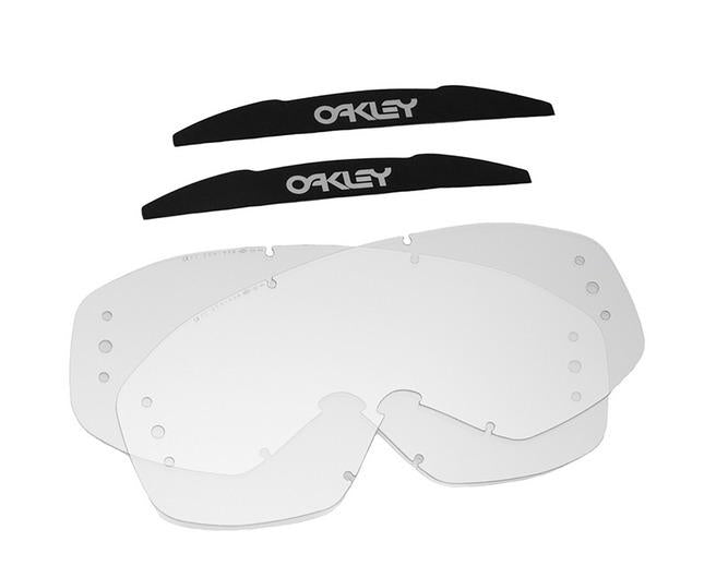 Oakley Replacement Lens XS O Frame MX Roll-Off 2pk, OAKLEY OA 02-893, Clear