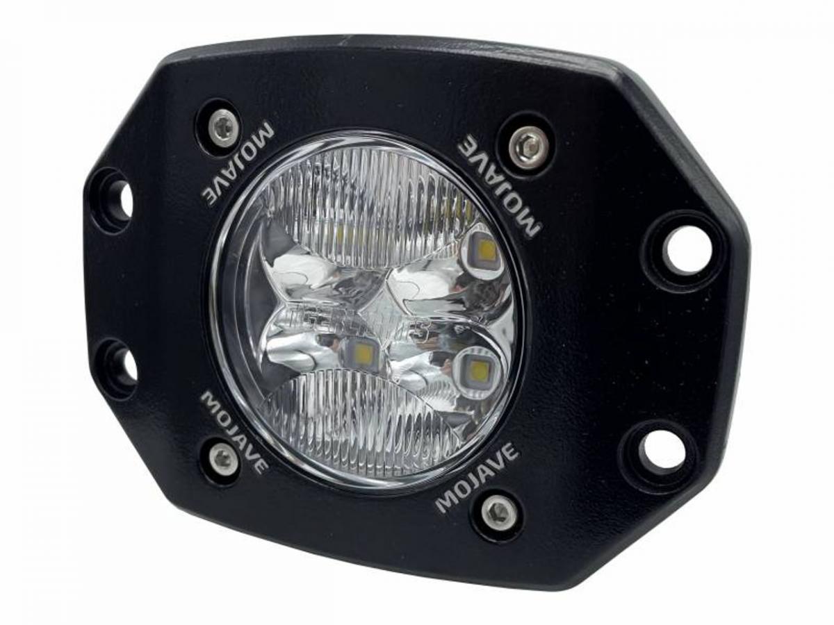 TIGER LIGHTS - MOJAVE DUAL FLUSH MOUNT 3" LED SPOT LIGHT 12/24V