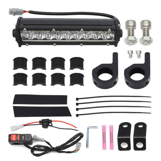 7/8" UNIVERSAL LED HEADLIGHT BAR WITH MOUNT, SWITCH AND HARNESS