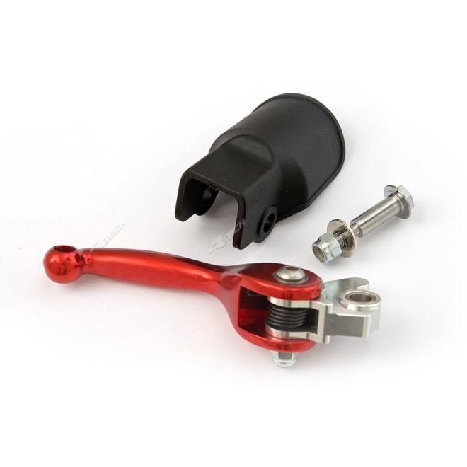 LEVER BLADE UNBREAKABLE RED,YZ ,KX, RM, 65/85/125/250/450 RACETECH R-LEV31061BRS