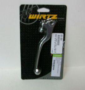LEVER BLADE BRAKE FORGED WIRTZ, WIRTZ 105-004 ALUMINIUM SILVER 88-92 KX