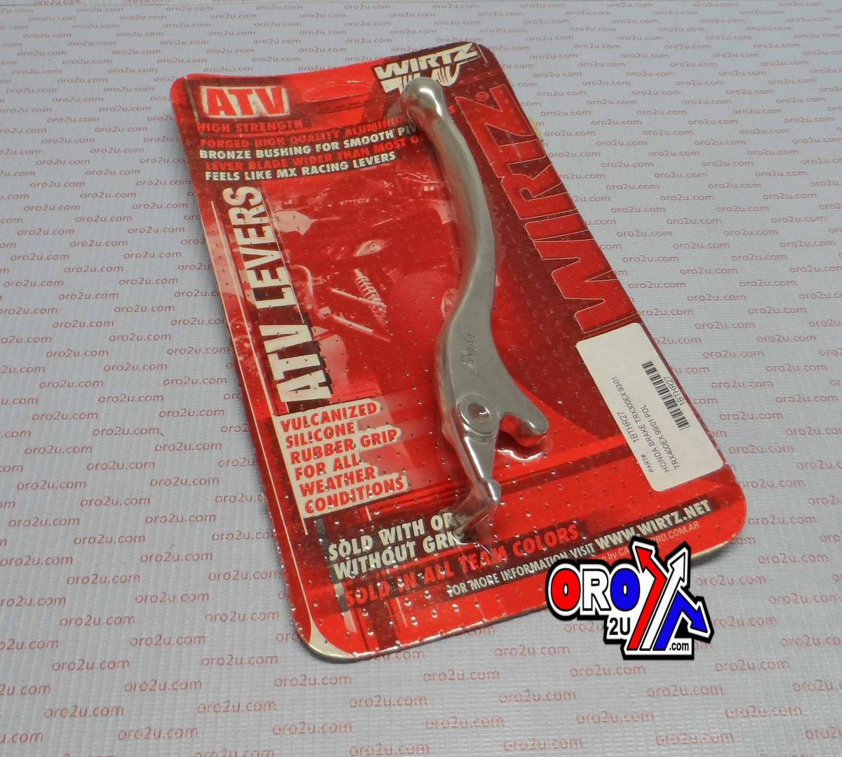 WIRTZ FORGED LEVER BLADE HONDA TRX250/300/4000EX, TRX250/400X