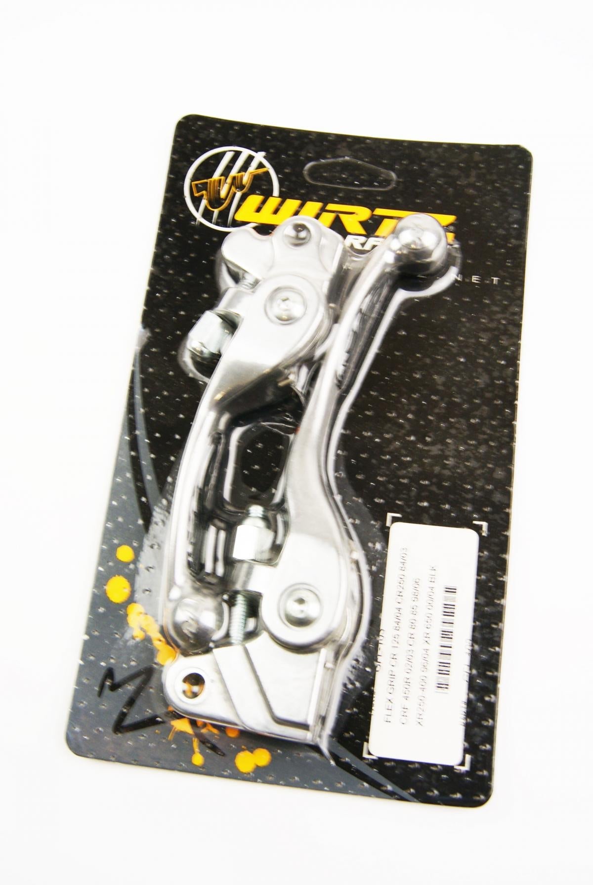 BLK WIRTZ FLEX LEVER SET CR80/85, XR650
