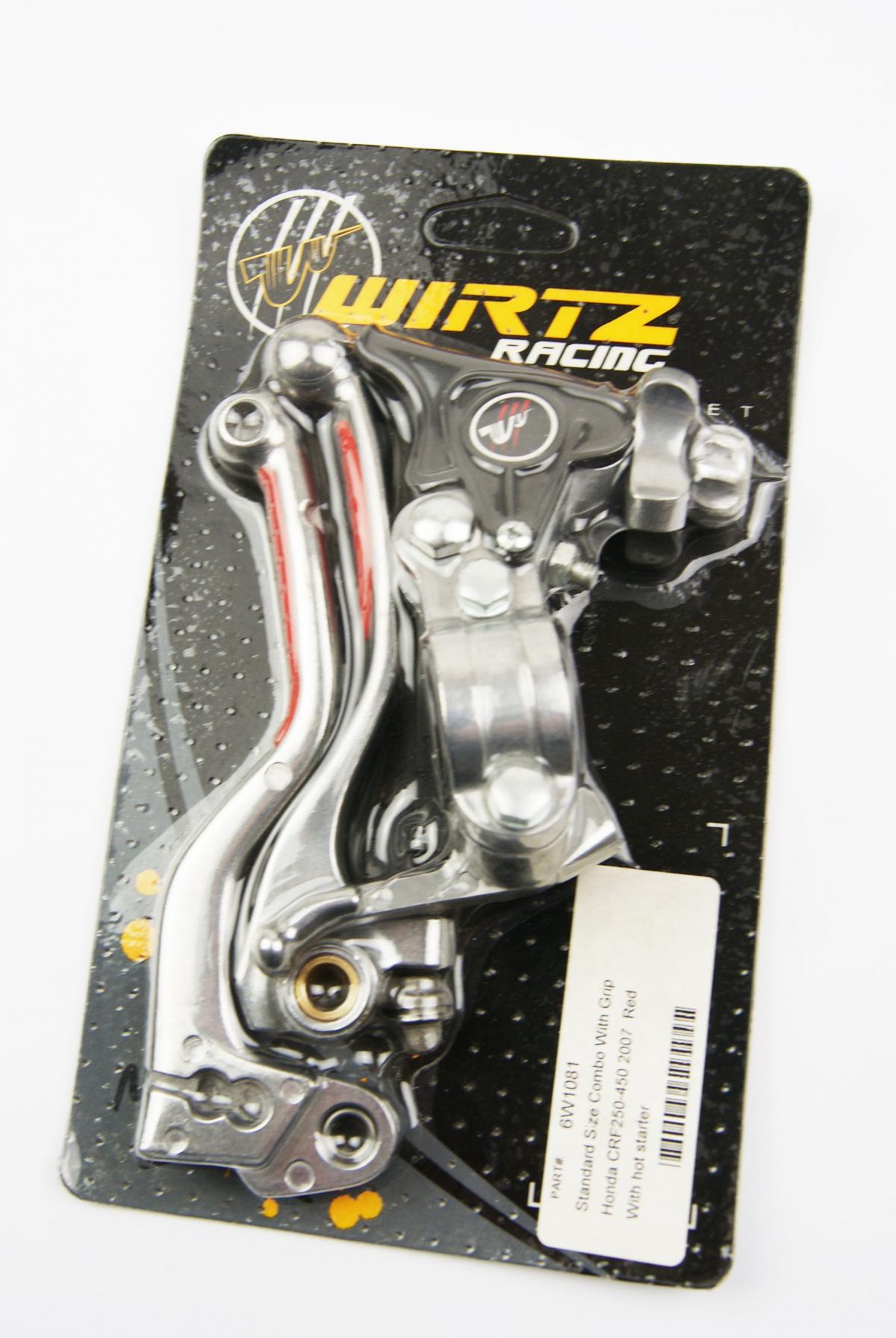 EASY PULL PRO COMBO GRIP, WIRTZ 6W1081 FORGED, CRF250/450 07-12 WITH HOT STARTER