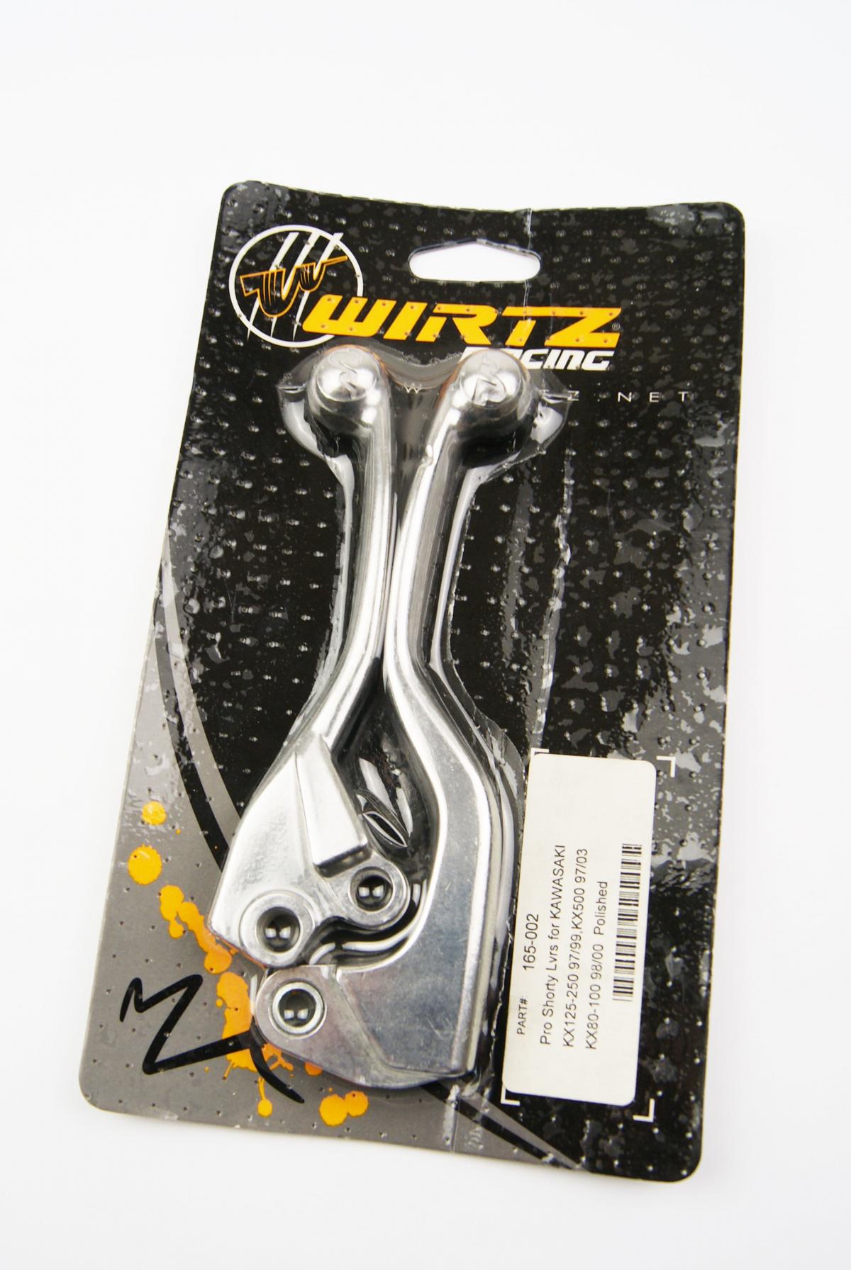 WIRTZ PRO SHORTY LEVER PR, WIRTZ 165-002, KAWASAKI KX125/250/500 97-99
