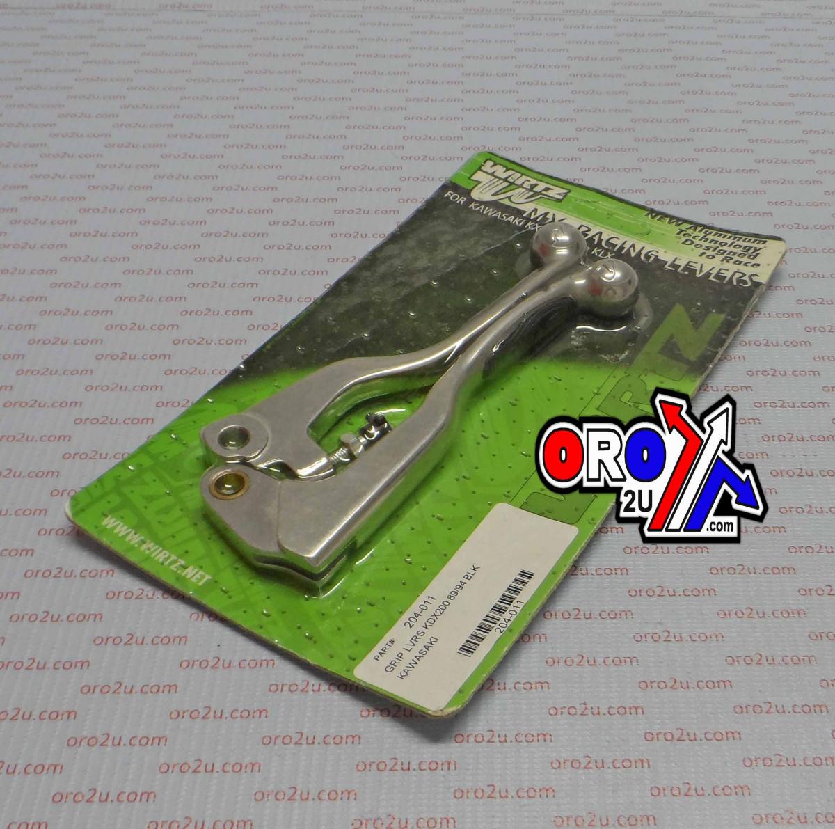 WIRTZ GRIP SET BLK FORGED KX125/250/500 88-90