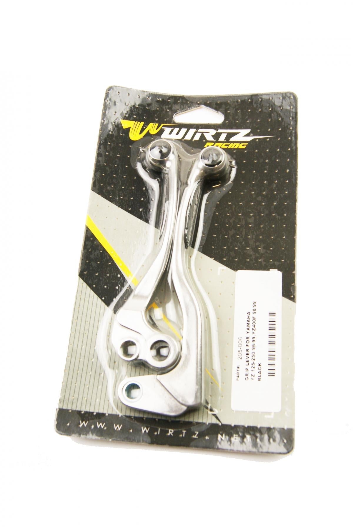 LEVER BLADE SET GRIP BLACK, YZ80/125/250 96-99 YZ400F 98-99 CLUTCH & BRAKE