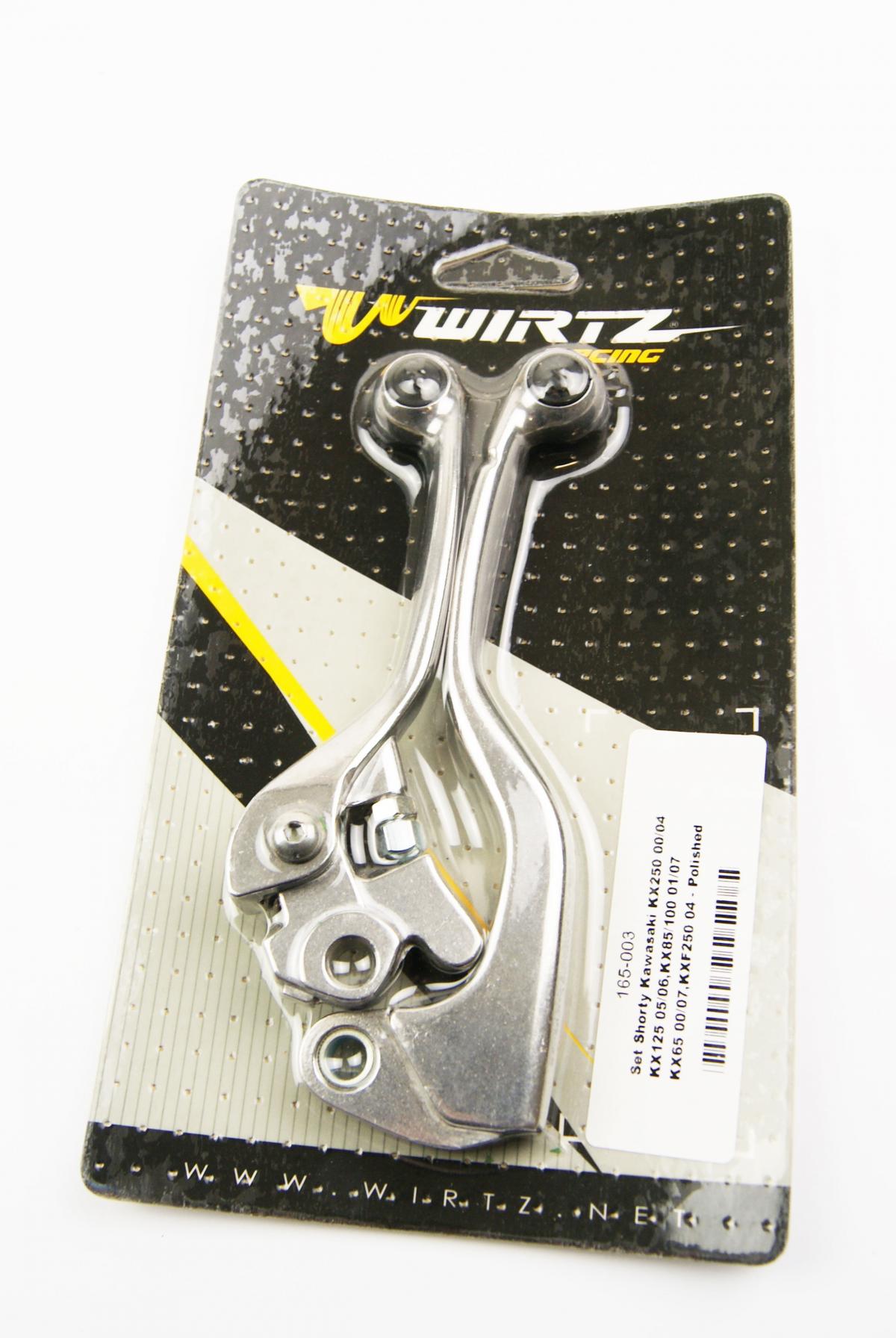 LEVER BLADE SET SHORTY SMOOTH, WIRTZ 165-003 00-09 KX