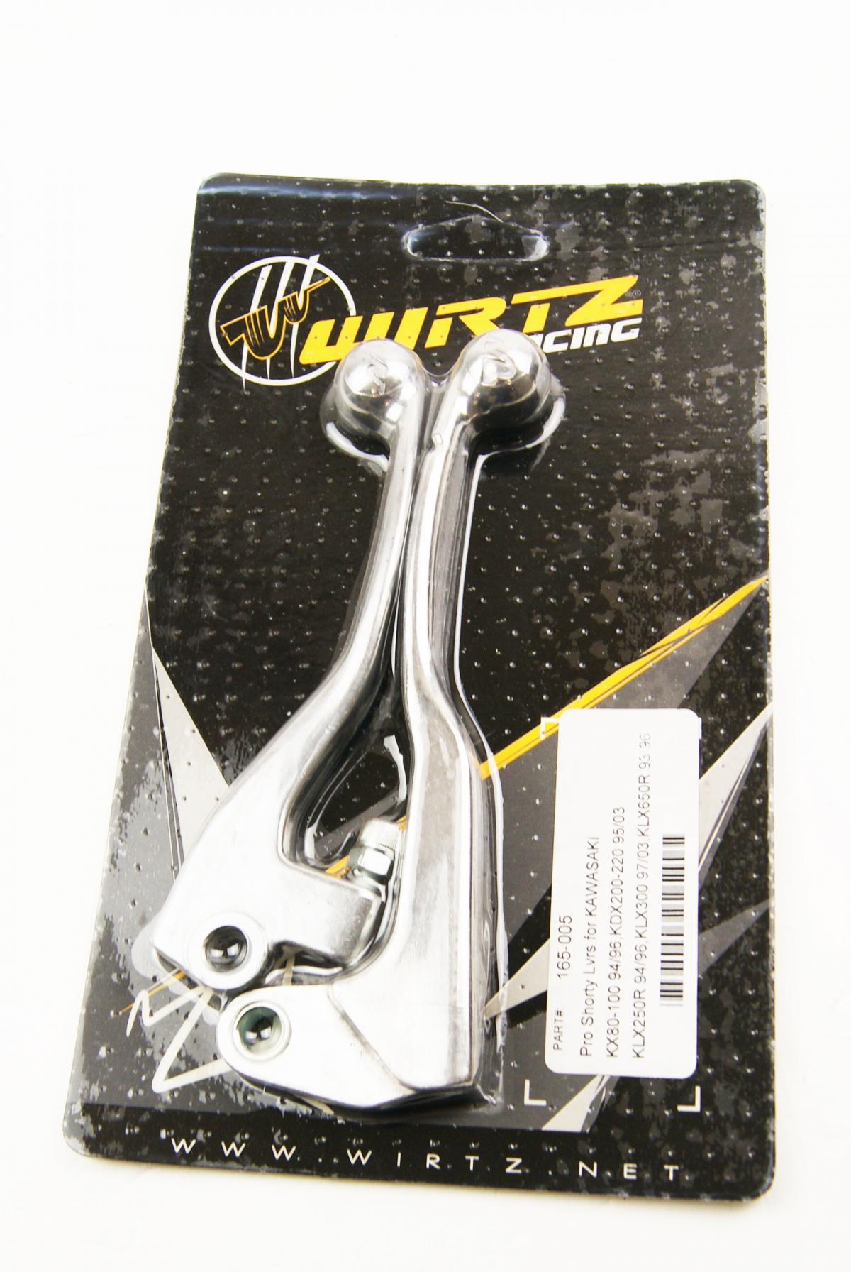 LEVER BLADE SET PRO SMOOTH, WIRTZ 165-005 CLUTCH & BRAKE KX80/100 94-96