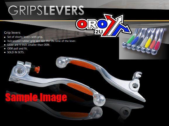 LEVER BLADE SET GRIP GREEN KX 94-96, WIRTZ 204-040 CLUTCH & BRAKE
