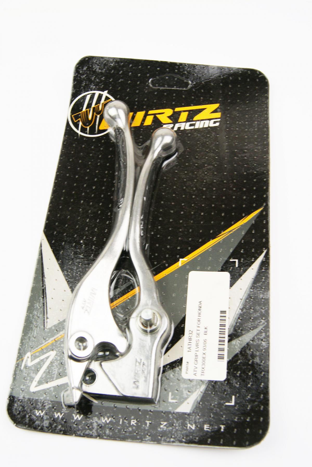 WIRTZ LEVER SET, GRIP BLK TRX300EX 93-08