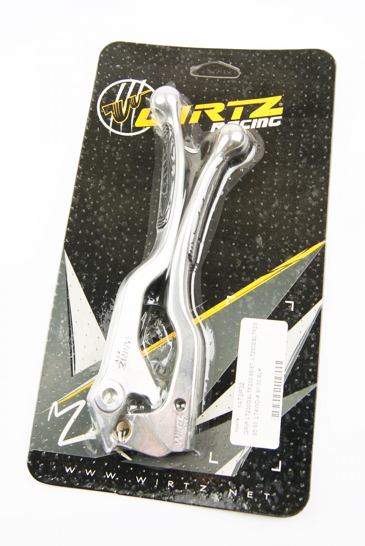 WIRTZ LEVER SET, GRIP BLK, LT230, LT250EF, LT250R, LT500R