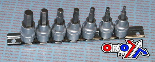 7PC HEX.KEY 3/8 DRIVE SET