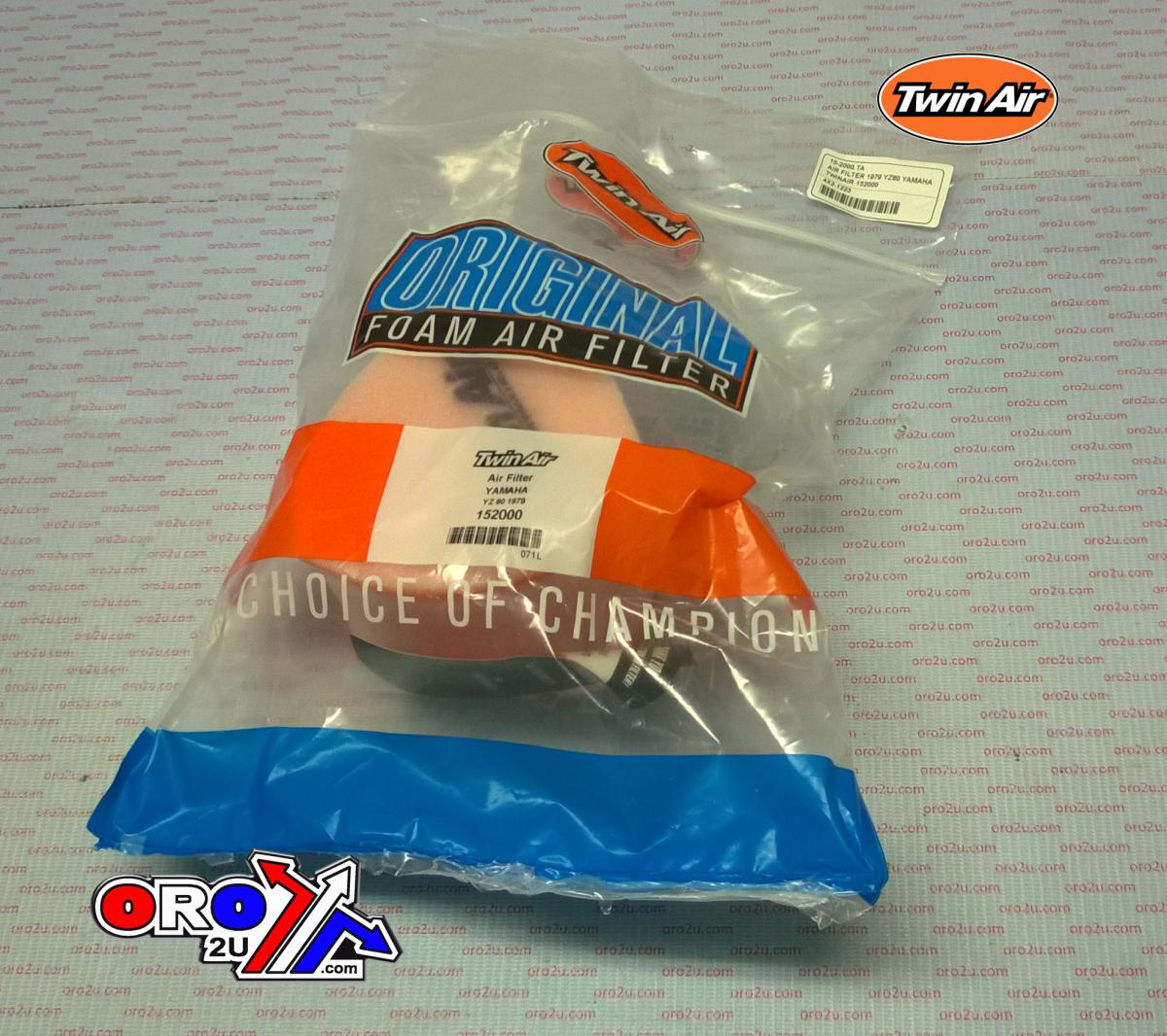 AIR FILTER 79 YZ80 YAMAHA, TWINAIR 152000