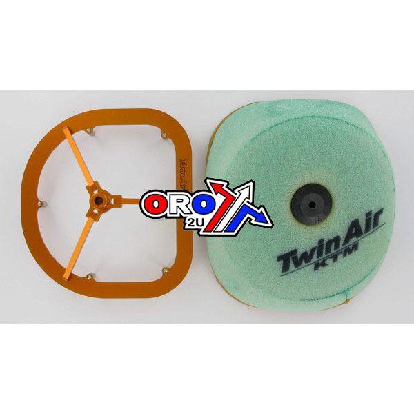 AIR FILTER KIT 97-04 KTM 2 STR, TIWNAIR 154210C POWER FLO