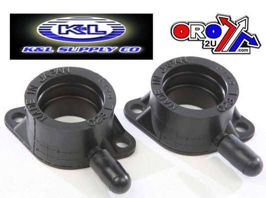 CARB INTAKE 16065-029 PK2, KAWASAKI KZ1000 77-81, Z900 74-76, L/H K&L 11-4165