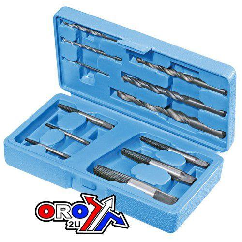 SCREW EXTRACTOR SET/12, BROKEN BOLT REMOVAL